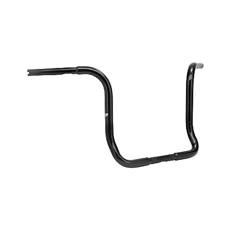 Guidão Wings Custom Ape Hanger Classic Robust 1 1/4 - 12" Preto Brilho para Harley Davidson Touring Street Glide 2025+
