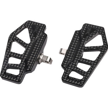 Par de Plataformas Apex Mini Male Mount Anodizadas Pretas para Harley Dyna, Softail e Sportster – Thrashin Supply