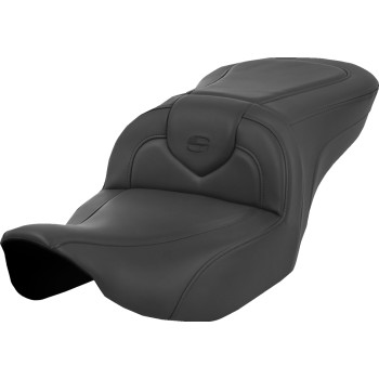 Banco Roadsofa 2 Lugares sem Encosto Costura Preta para Harley Touring 24-26 – Saddlemen