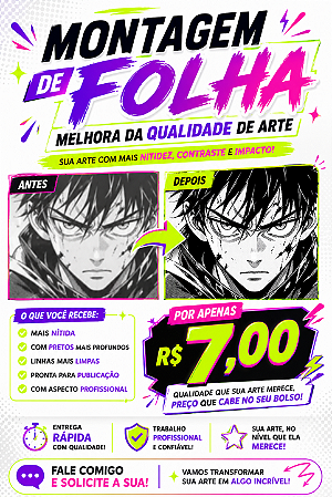 Montagem da folha DTF por folha