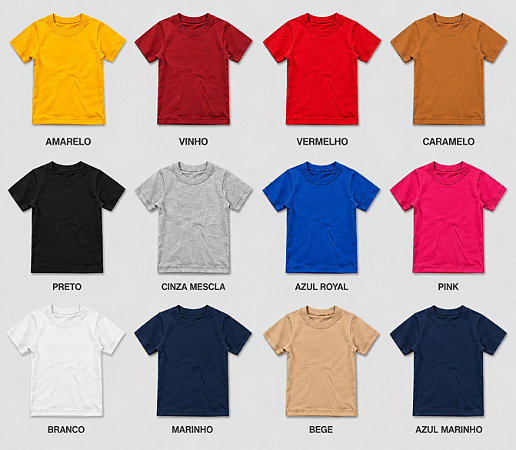 CAMISETA LISA INFANTIL