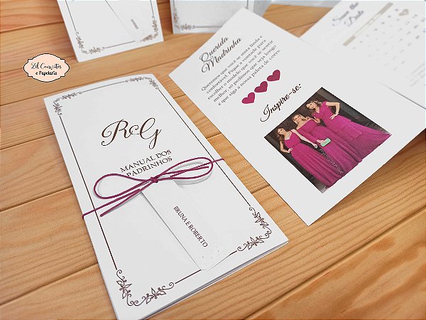 Manual com Nome dos Padrinhos