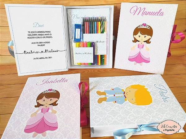 Convite Kit para Colorir Personagem