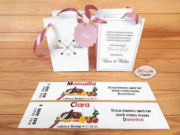 Kit para Convite Nutella
