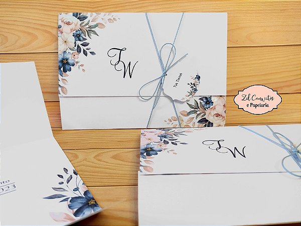 Convite Tag Floral