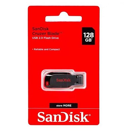 Pendrive SanDisk Cruzer Blade 128GB