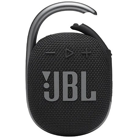 Caixa de Som JBL Clip 4 Bluetooth Portátil Black