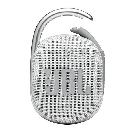 Caixa de Som JBL Clip 4 Bluetooth Portátil White