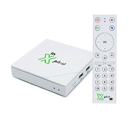 Receptor  Xplus 8K V3 16GB / 2GB RAM / IPTV / Android 10 - Branco