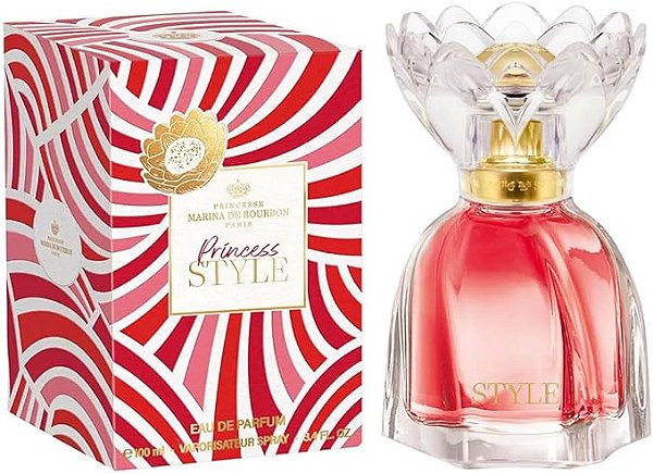 Perfume feminino  PRINCESS STYLE MARINA E BOURBON 100ML