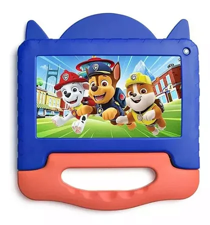 Tablet Patrulha Canina Chase, 64GB, 4GB RAM, Android 13, Tela 7"
