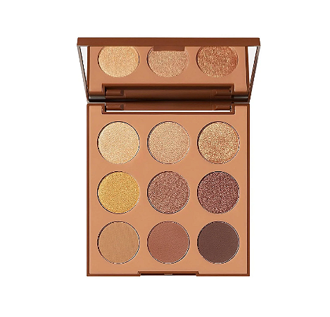 Paleta de Sombras Bronze Metal 9R Morphe - 9 Tons de Bronze e Ouro