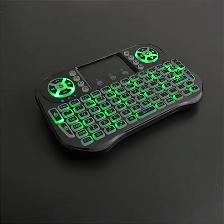 Air Mouse Backlit RGB - Controle Remoto com Iluminação e Funcionalidade Aérea