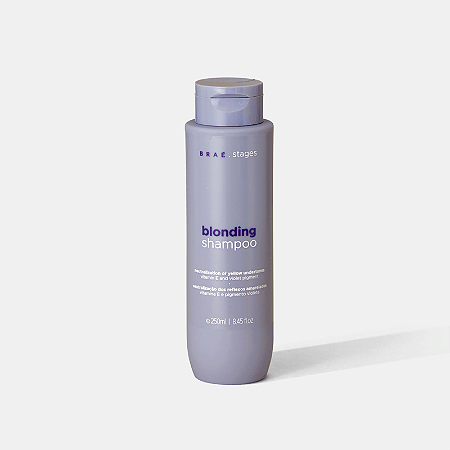 BRAÉ STAGES BLONDING - SHAMPOO MATIZAÇÃO PARA LOIRAS 250ML