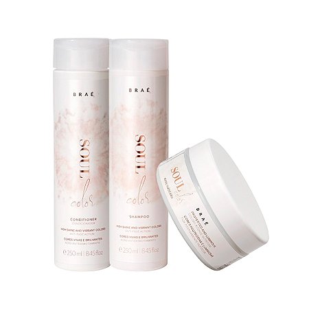 Kit Soul Color - Shampoo 250ml + Condicionador 250ml + Máscara 200g