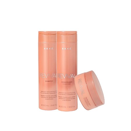 Kit Revival - Shampoo 250ml + Condicionador 250ml + Máscara 200g