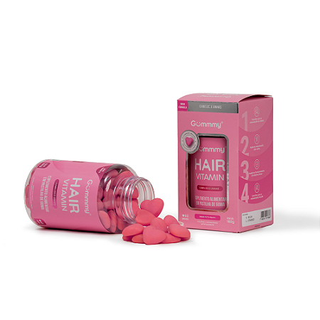Gummy Hair Vitamina Fortalece cabelo Tuti Fruti