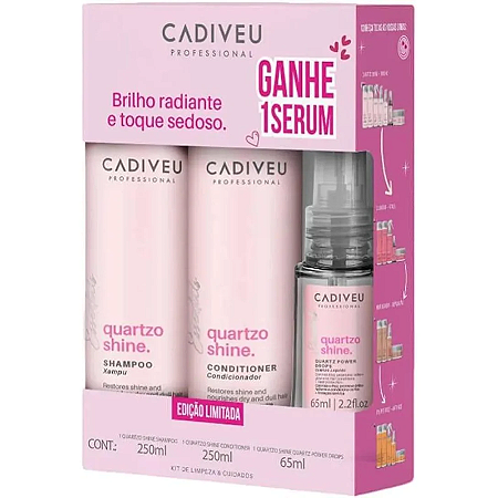 Kit Cadiveu Quartzo Shine com Sérum Grátis