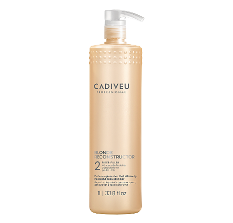 Blonde Reconstructor Fiber Filler Máscara de Proteína Cadiveu Professional – 1L