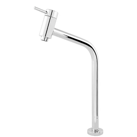 Torneira Lavatório Bancada Bica Alta Redonda Fixa Cuba