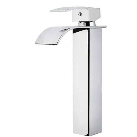 Torneira Cascata Alta De Banheiro Monocomando Cuba