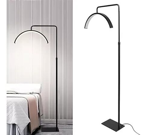 Luminária Led Meia Lua Pendente Salão Maquiagem Tripé