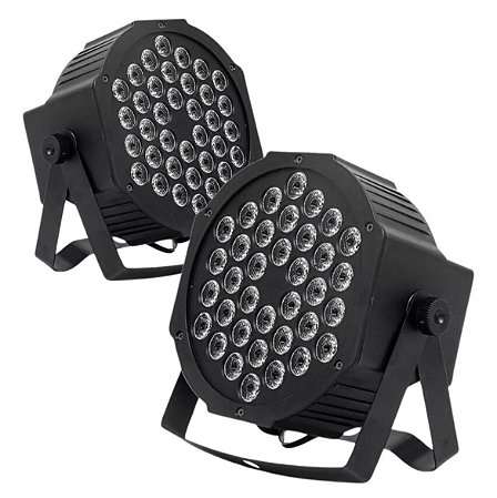 Kit 2 Refletores De 36 Leds Rgb Para Show, Evento E Baladas