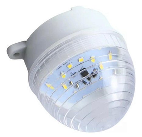 Lampada Sinalizador Led Com Flash Strobo 10w Iluminação