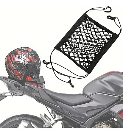 Redinha Aranha Dupla Para Carga Moto Universal Com Gancho