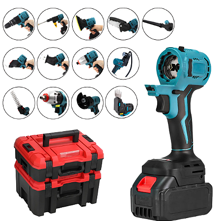 Parafusadeira Multiferramentas Elétrica 13 Em 1 - Sem Fio