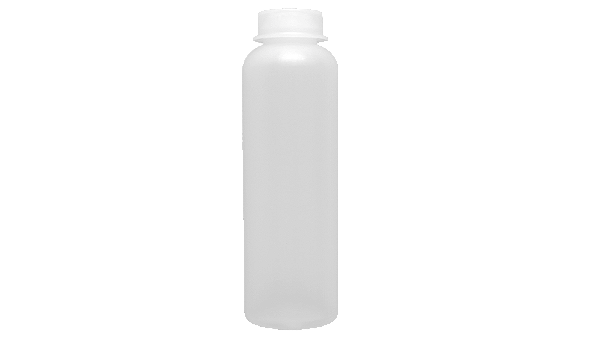 Flaconete Plástico 20ML Natural com tampa