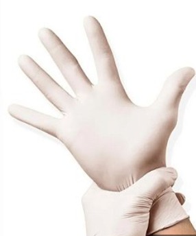 Luva látex (diversos tamanhos)