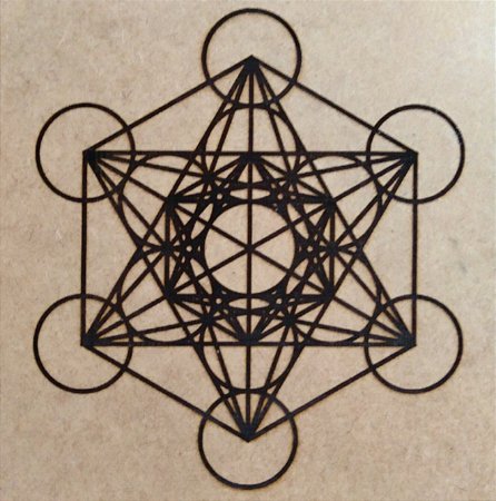 Gráficos para Geometria Sagrada Cubo de Metatron