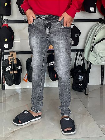 CALÇA JEANS PRESENCE CINZA