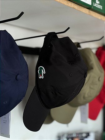 BONE LACOSTE SPORT PRETO