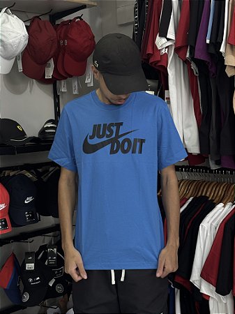 CAMISETA JUST DO IT AZUL