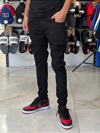 CALÇA PRETA BASIC PRETA CITY DENIM