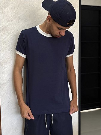 CAMISETA BASICA AZUL