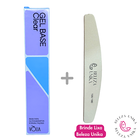 Volia Gel Sachê 12g- Gel Base Sem TPO (Lixa de Brinde )