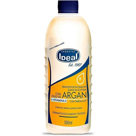 IDEAL REMOVEDOR OLEO DE ARGAN 500ML NOVO