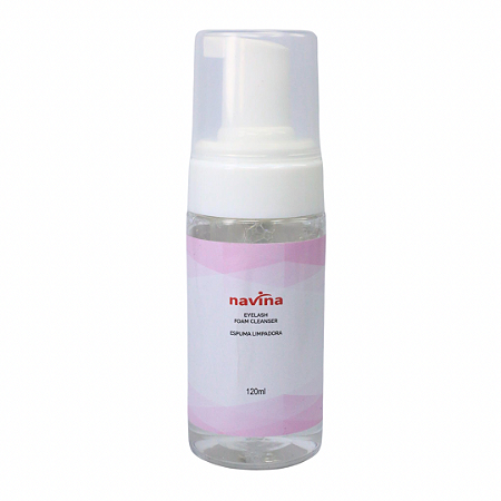 Navina Espuma Para limpeza Cilios 120ml (Embalagem Grande )