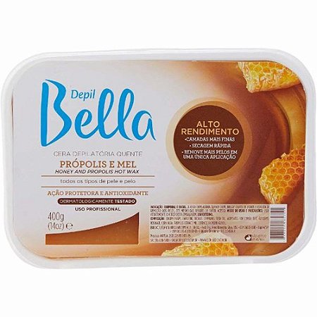 Depil Bella Cera Depilatória Própolis Mel 400g