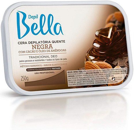 Depil Bella Cera Depilatória Negra 250g