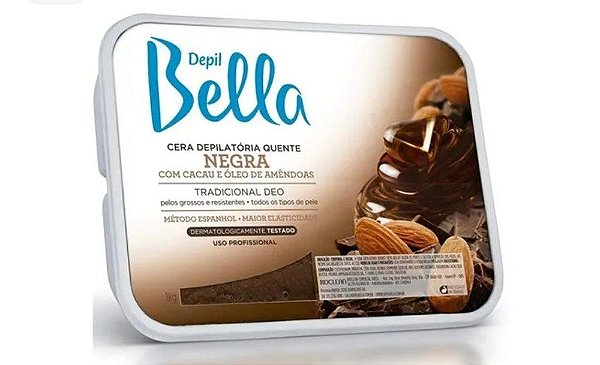 Depil Bella Cera Depilatória Negra 1kg
