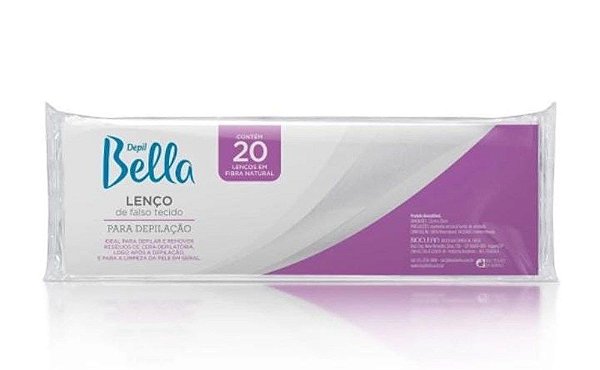 Depil Bella para depilação Branco Com 20uni.