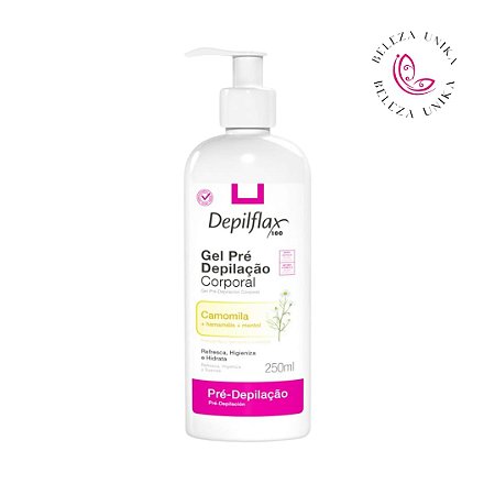 Depilflax gel Pré Depilação corporal 250ml
