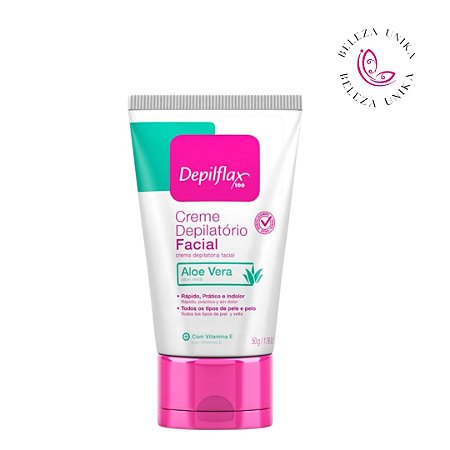 Depilflax Creme Depilatório Facial Aloe Vera 50g