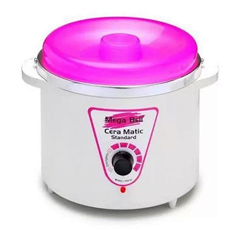 Mega Bell Aquecedor de cera 900gr Standard Branca e rosa