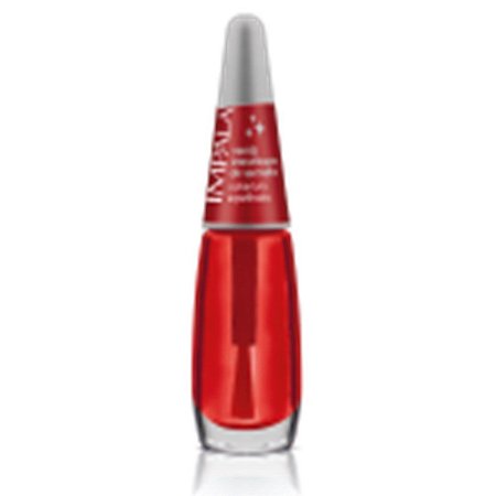 Esmalte Impala Cuidados Especiais - Verniz Intensificador de Vermelho Cobertura Espelhada