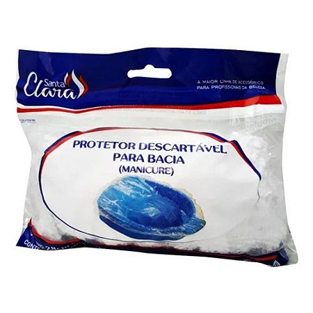 Santa Clara protetor de bacia (manicure) com 25 unidades